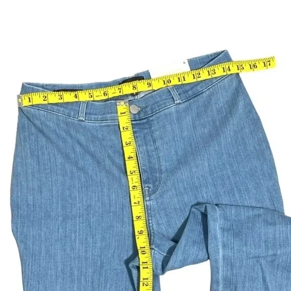 NYDJ light wash Skinny Jeans slimming lift tuck technology contour ami crop sz 6 - Picture 5 of 10